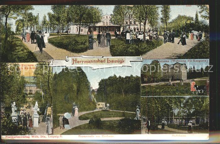 Bad Lausick Herrmannsbad mit Badehaus u.Kurpark