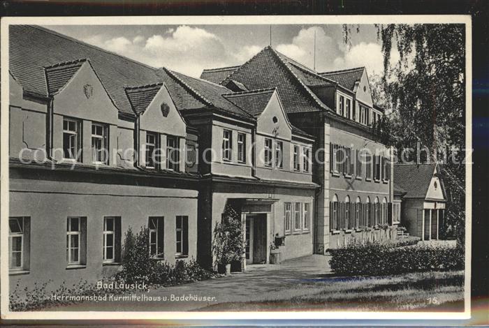 Bad Lausick Herrmannsbad (Kurmittelhaus u.Badehäuse