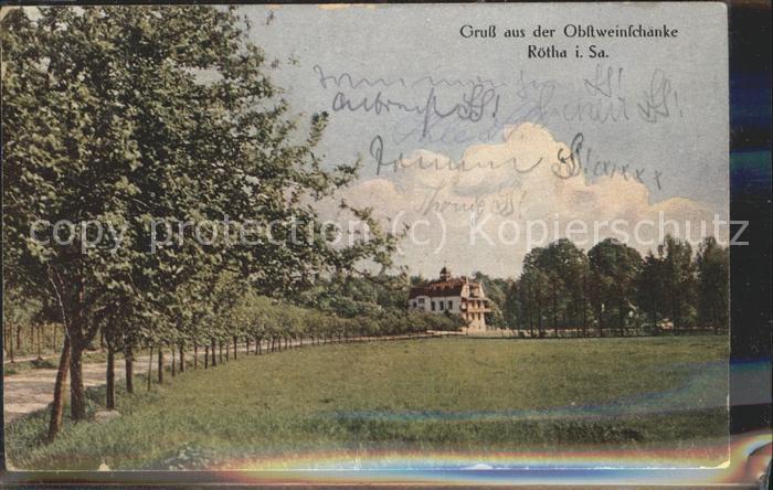 Roetha LEIPZIG Sachsen Obstweinschaenke