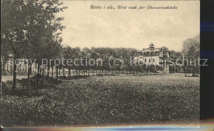 Roetha LEIPZIG Sachsen Obstweinschaenke