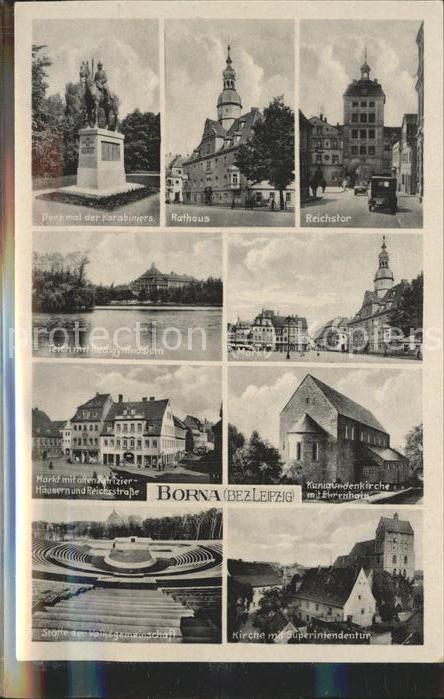 Borna Reichstor u.Rathaus