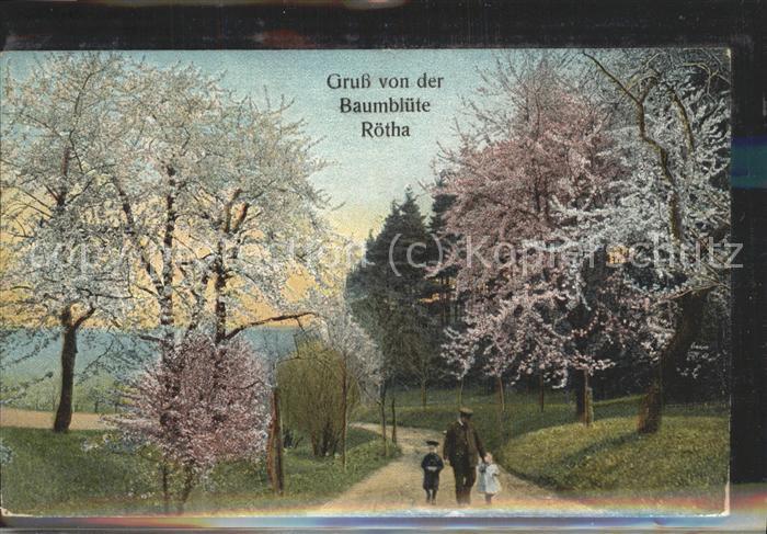 Roetha LEIPZIG Sachsen Baumbluete in der Obstweinschaenke