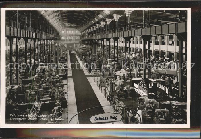 LEIPZIG Sachsen Halle 9 waehrend der Techn.Messe