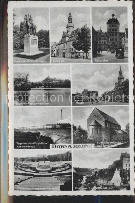 Borna Reichstor u.Rathaus