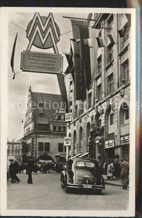LEIPZIG Sachsen Messehandelhof u.Grimmaische Strasse (mit 2 sauberen Sonderstemp