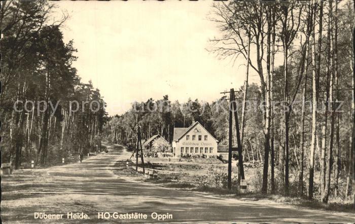 Wittenberg Lutherstadt HO Gaststätte Oppin Naturpark Dübener H