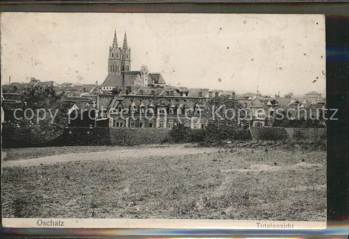Oschatz Ortsansicht mit St. Aegidien Kirche