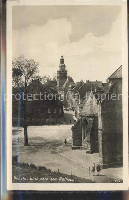 Doebeln Blick zum Rathaus
