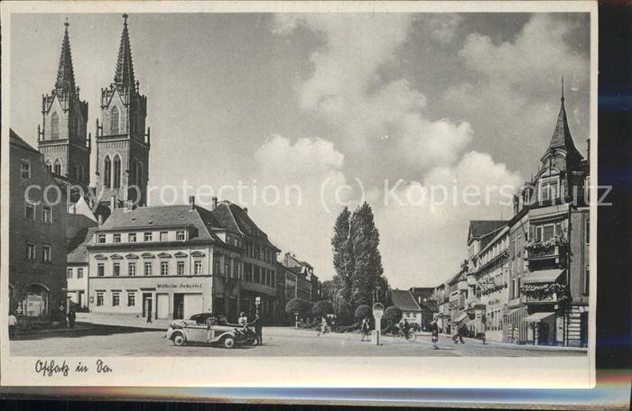 Oschatz Markt St. Aegidien Kirche Feldpost