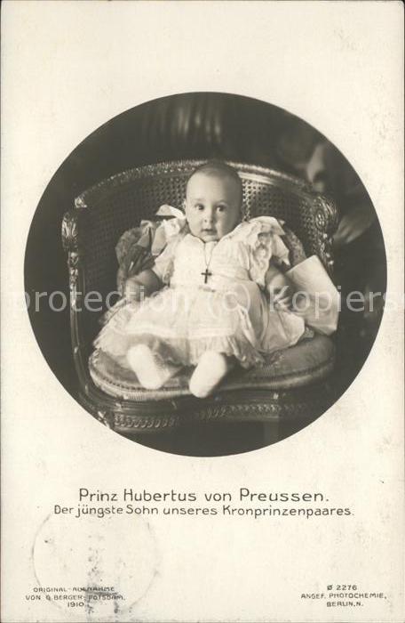 Adel Preussen Prinz Hubertus