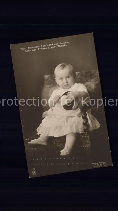 Adel Preussen Prinz Alexander Ferdinand