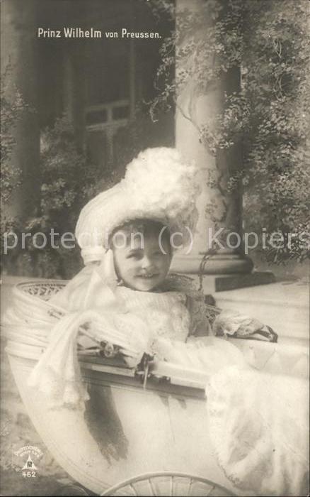 Adel Preussen Prinz Wilhelm Kinderwagen