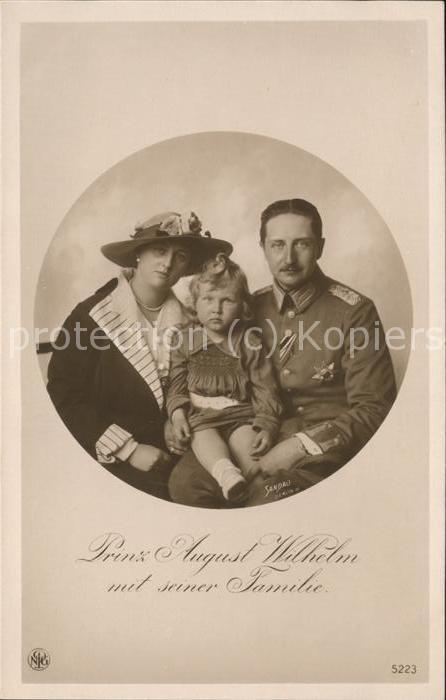 Adel Preussen Prinz August Wilhelm