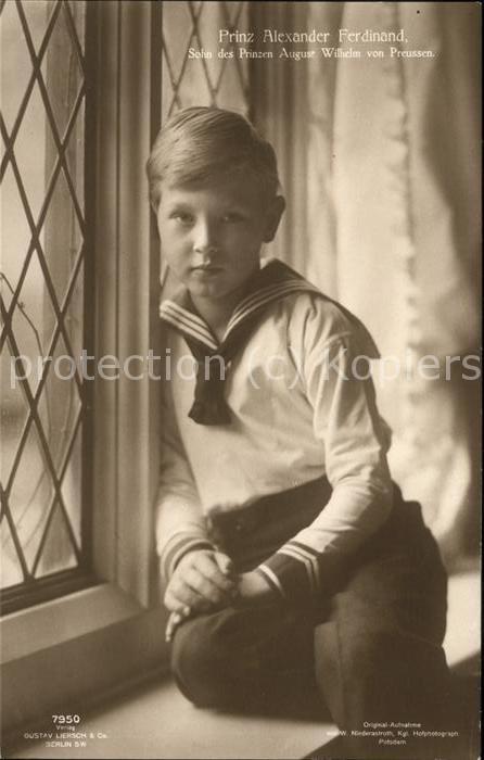 Adel Preussen Prinz Alexander Ferdinand