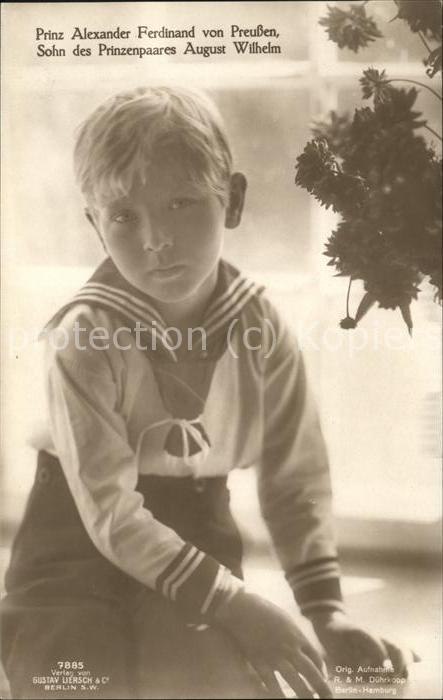 Adel Preussen Prinz Alexander Ferdinand