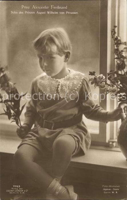 Adel Preussen Prinz Alexander Ferdinand