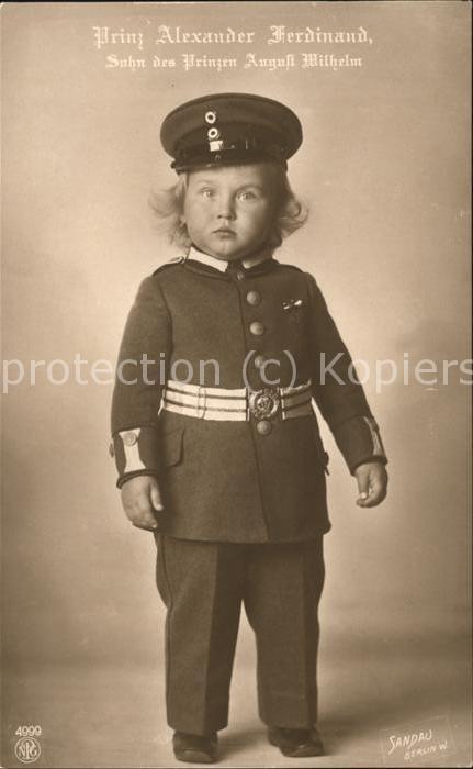 Adel Preussen Prinz Alexander Ferdinand
