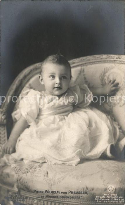 Adel Preussen Prinz Wilhelm