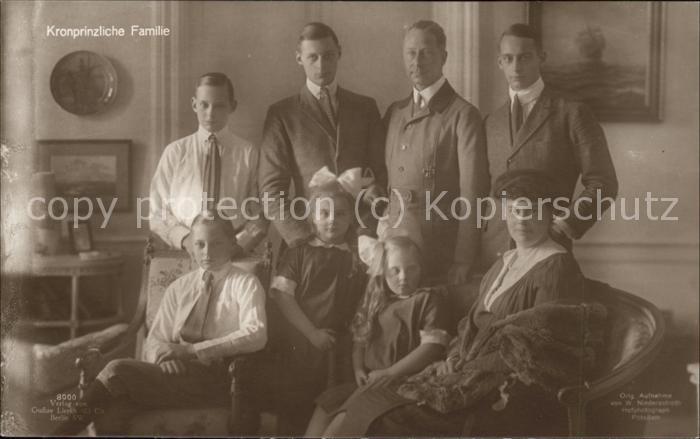 Adel Preussen Kronprinzliche Familie