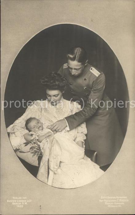 Adel Preussen Kronprinzenpaar Wilhelm Cecilie