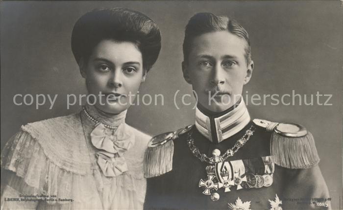 Adel Preussen Kronprinzenpaar Wilhelm Cecilie