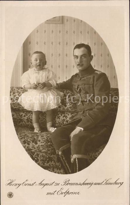 Adel Braunschweig Lüneburg Herzog Ernst August Erbprinz