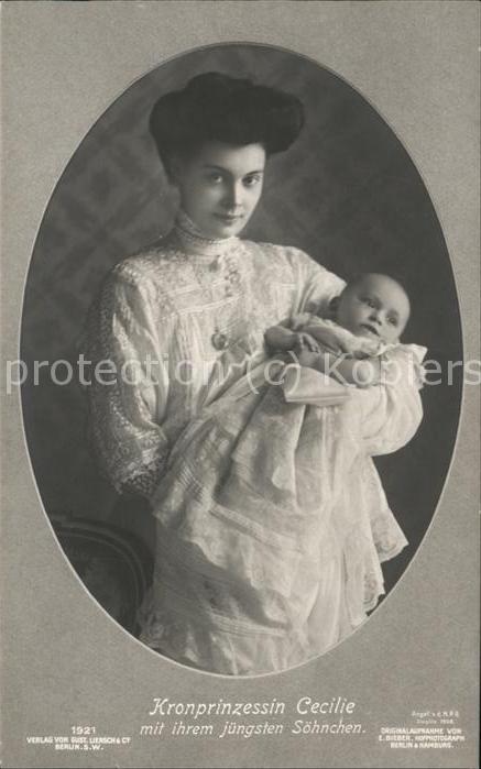 Adel Preussen Kronprinzessin Cecilie