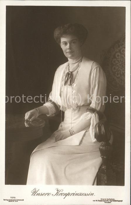 Adel Preussen Kronprinzessin Cecilie