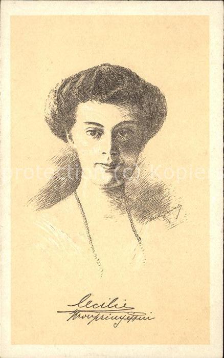 Adel Preussen Kronprinzessin Cecilie
