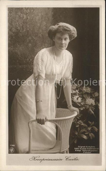 Adel Preussen Kronprinzessin Cecilie