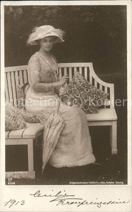 Adel Preussen Kronprinzessin Cecilie