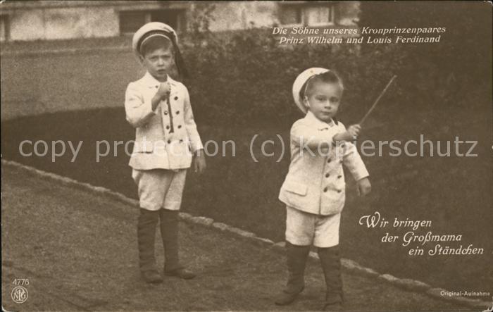 Adel Preussen Prinz Wilhelm Prinz Louis Ferdinand