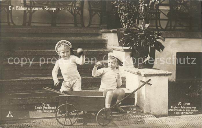 Adel Preussen Prinz Louis Ferdinand Prinz Wilhelm