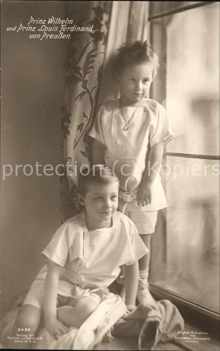 Adel Preussen Prinz Wilhelm Prinz Louis Ferdinand