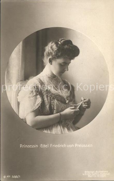 Adel Preussen Prinzessin Eitel Friedrich