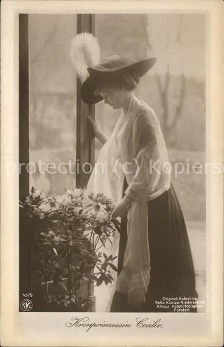 Adel Preussen Kronprinzessin Cecilie