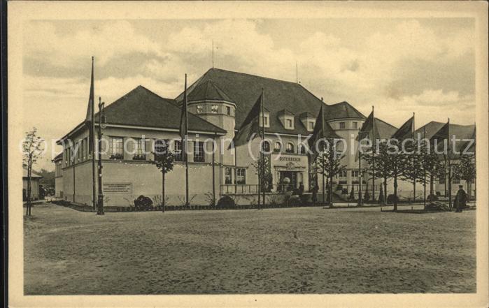 Ausstellung Buchgewerbe Graphik Leipzig  Oesterreichisches Staatsgebäude