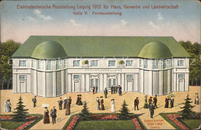 Ausstellung Elektrotechnik Leipzig 1912 Halle V. Fachausstellung