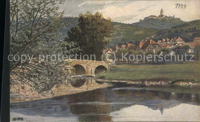 Verlag WIRO Wiedemann Nr. 2428 C Leuchtenburg von Kahla aus