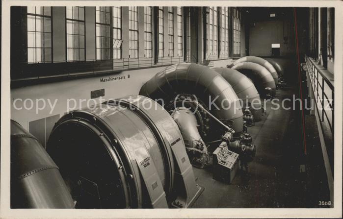 Staudamm Pumpspeicherkraftwerk Saaletalsperre Krafthaus