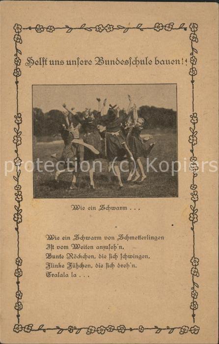 Schule School Ecole Escuela Scuola-- Bundesschule Leipzig Gedicht Kinder