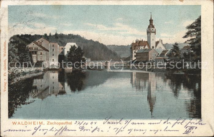 Waldheim Sachsen Zschopautal mit Rathaus