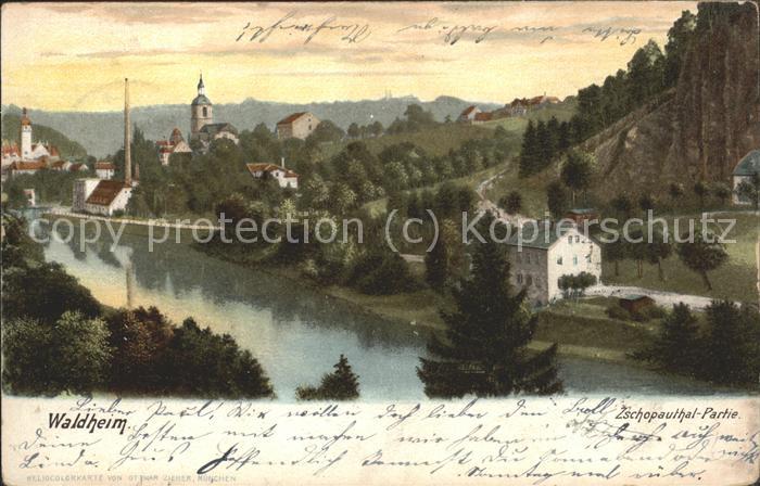 Waldheim Sachsen Blick ins Zschopautale