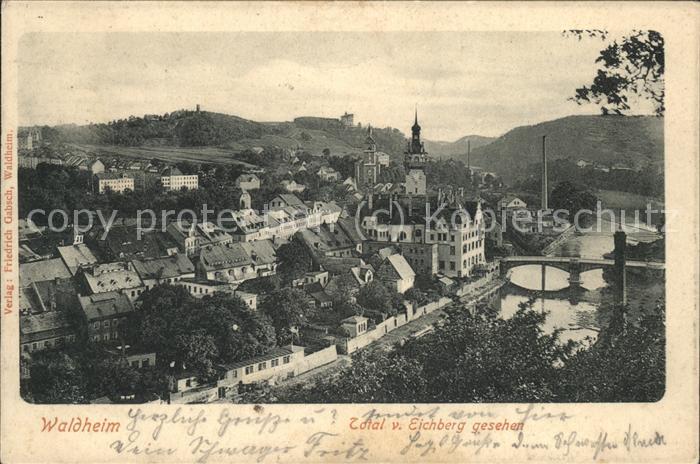 Waldheim Sachsen Blick vom Eichberg