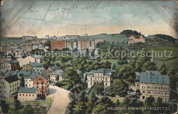 Waldheim Sachsen Bahnhof-Stadtteil