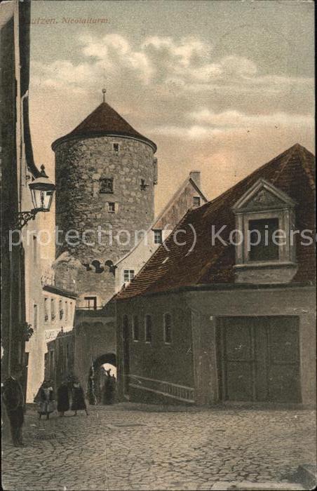 Bautzen Sachsen Nicolaiturm Torbogen