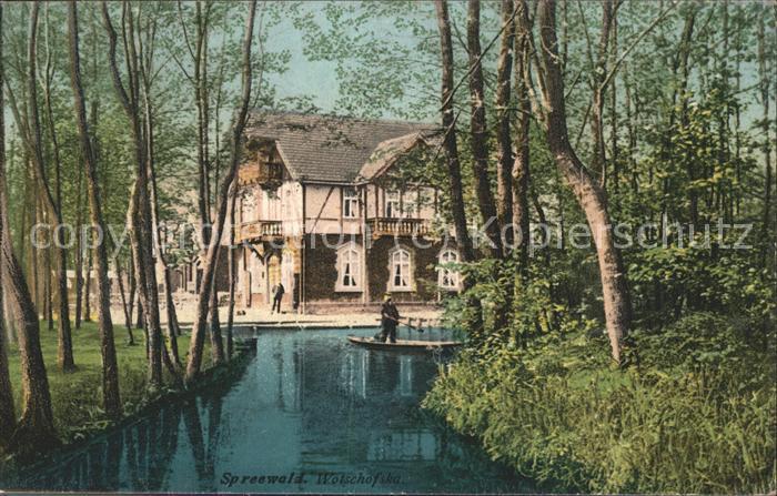 Wotschofska Waldhotel Restaurant Kahn Anlegestelle Wasserstrasse