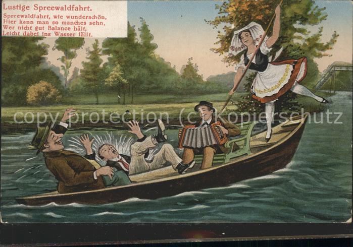 Luebbenau Spreewald Lustige Spreewaldfahrt Musik Instrument