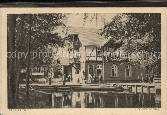 Wotschofska Waldhotel Restaurant Anlegestelle Wasse