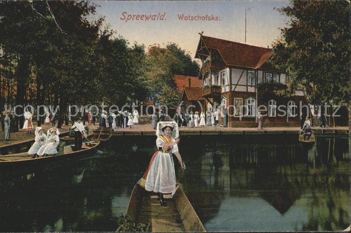 Wotschofska Waldhotel Restaurant Kahn Anlegestelle Wasserstrasse